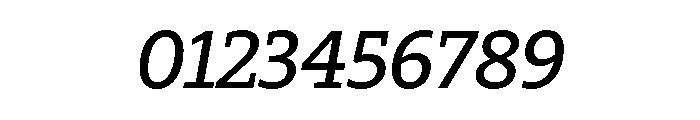 29LTZaridSlab MediumSlanted Font OTHER CHARS