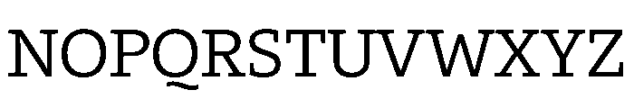 29LTZaridSlab Regular Instance Font UPPERCASE