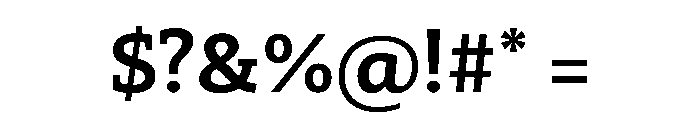 29LTZaridSlab SemiBold Instance Font OTHER CHARS