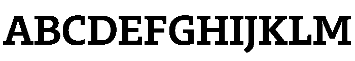 29LTZaridSlab SemiBold Instance Font UPPERCASE