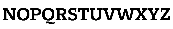 29LTZaridSlab SemiBold Instance Font UPPERCASE