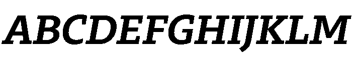29LTZaridSlab SemiBoldSlanted Font UPPERCASE