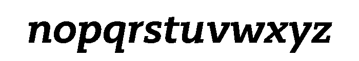29LTZaridSlab SemiBoldSlanted Font LOWERCASE