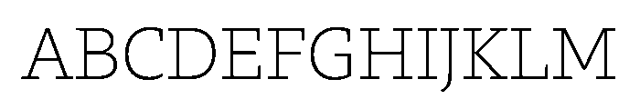 29LTZaridSlab Thin Instance Font UPPERCASE