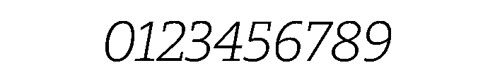 29LTZaridSlabSlanted ExtraLightSlanted Instance Font OTHER CHARS