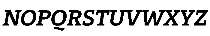 29LTZaridSlabSlanted SemiBoldSlanted Instance Font UPPERCASE