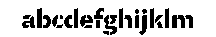 29LTZaridStencil Bold FONT