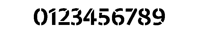 29LTZaridStencil SemiBold Instance Font OTHER CHARS