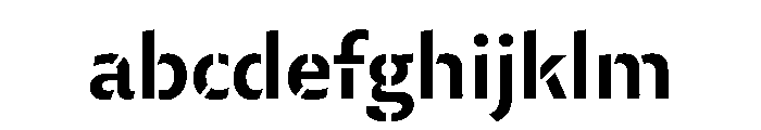 29LTZaridStencil SemiBold Instance FONT