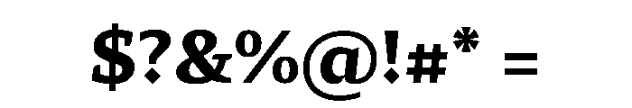 29LTZaridText Bold Instance Font OTHER CHARS