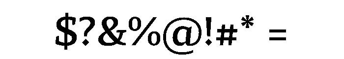 29LTZaridText Medium Instance Font OTHER CHARS