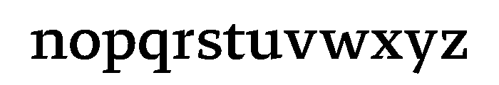 29LTZaridText Medium Instance Font LOWERCASE