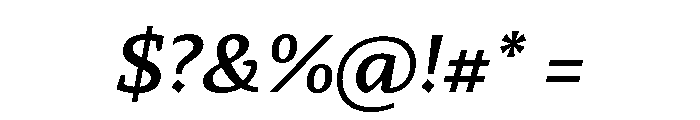29LTZaridText MediumSlanted Font OTHER CHARS