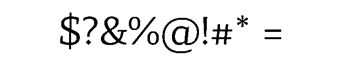 29LTZaridText Regular Instance Font OTHER CHARS