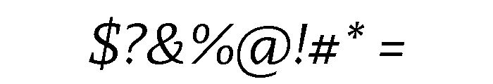 29LTZaridText Slanted Font OTHER CHARS
