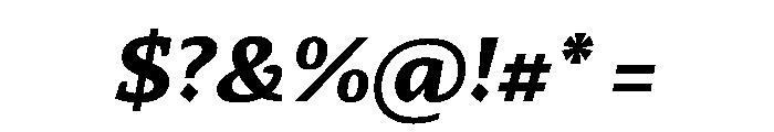 29LTZaridTextSlanted BoldSlanted Instance Font OTHER CHARS
