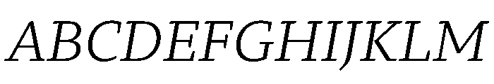 29LTZaridTextSlanted LightSlanted Instance Font UPPERCASE