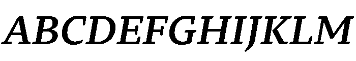 29LTZaridTextSlanted MediumSlanted Instance Font UPPERCASE