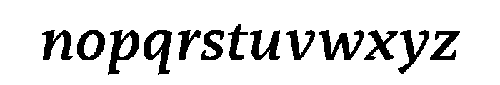 29LTZaridTextSlanted MediumSlanted Instance Font LOWERCASE