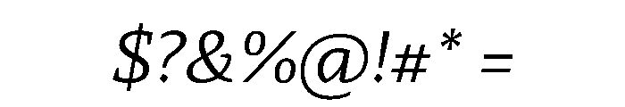 29LTZaridTextSlanted Slanted Instance Font OTHER CHARS