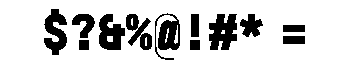 29LTZawi Black Instance Font OTHER CHARS
