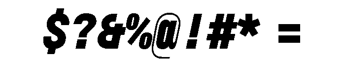 29LTZawi BlackSlanted Font OTHER CHARS