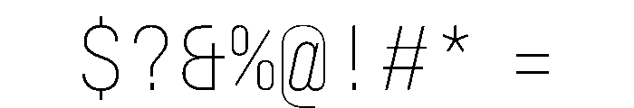 29LTZawi ExtraLight Instance Font OTHER CHARS