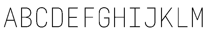 29LTZawi ExtraLight Instance Font UPPERCASE
