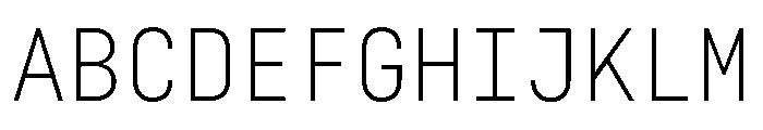 29LTZawi Light Instance Font UPPERCASE