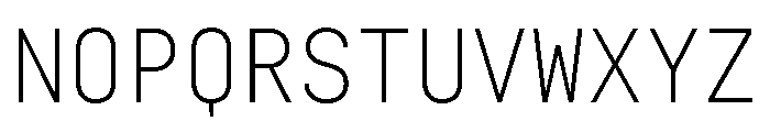 29LTZawi Light Instance Font UPPERCASE