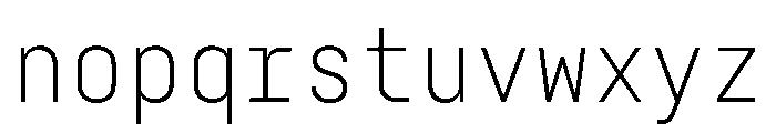 29LTZawi Light Instance Font LOWERCASE