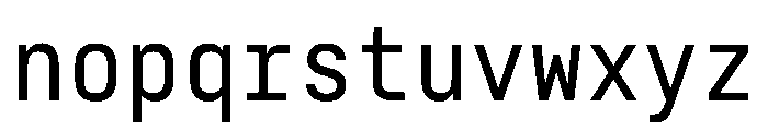 29LTZawi Medium Instance Font LOWERCASE