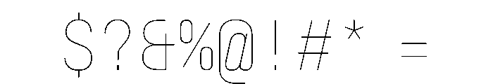 29LTZawi Thin Instance Font OTHER CHARS
