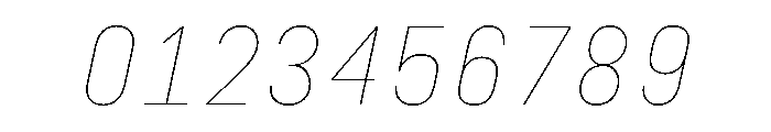 29LTZawi ThinSlanted Font OTHER CHARS