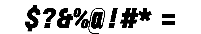 29LTZawiSlanted BlackSlanted Instance Font OTHER CHARS