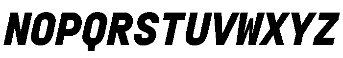 29LTZawiSlanted BlackSlanted Instance Font UPPERCASE
