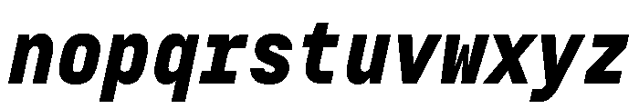 29LTZawiSlanted BlackSlanted Instance Font LOWERCASE