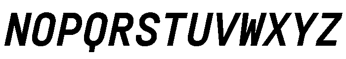 29LTZawiSlanted BoldSlanted Instance Font UPPERCASE