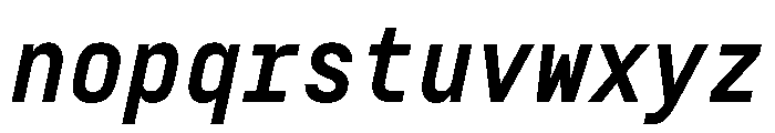 29LTZawiSlanted BoldSlanted Instance Font LOWERCASE