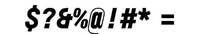 29LTZawiSlanted ExtraBoldSlanted Instance Font OTHER CHARS