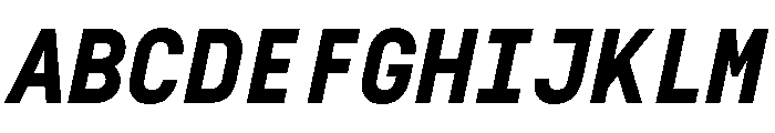 29LTZawiSlanted ExtraBoldSlanted Instance Font UPPERCASE
