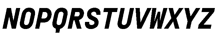 29LTZawiSlanted ExtraBoldSlanted Instance Font UPPERCASE