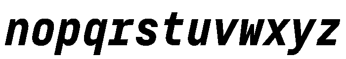29LTZawiSlanted ExtraBoldSlanted Instance Font LOWERCASE