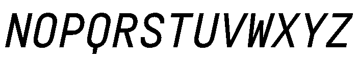 29LTZawiSlanted MediumSlanted Instance Font UPPERCASE