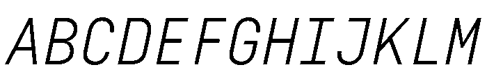 29LTZawiSlanted Slanted Instance Font UPPERCASE