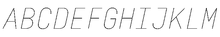 29LTZawiSlanted ThinSlanted Instance Font UPPERCASE