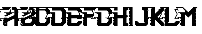 2nd Brigade Regular Font UPPERCASE