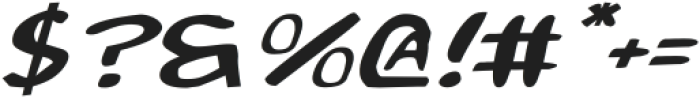 2Toon Expanded Italic ttf (400) Font OTHER CHARS