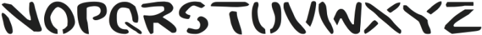 2Toon Expanded ttf (400) Font LOWERCASE