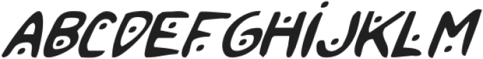 2Toon2 Italic ttf (400) Font LOWERCASE